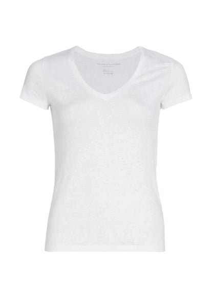 STRETCH LINEN S/S V-NECK
